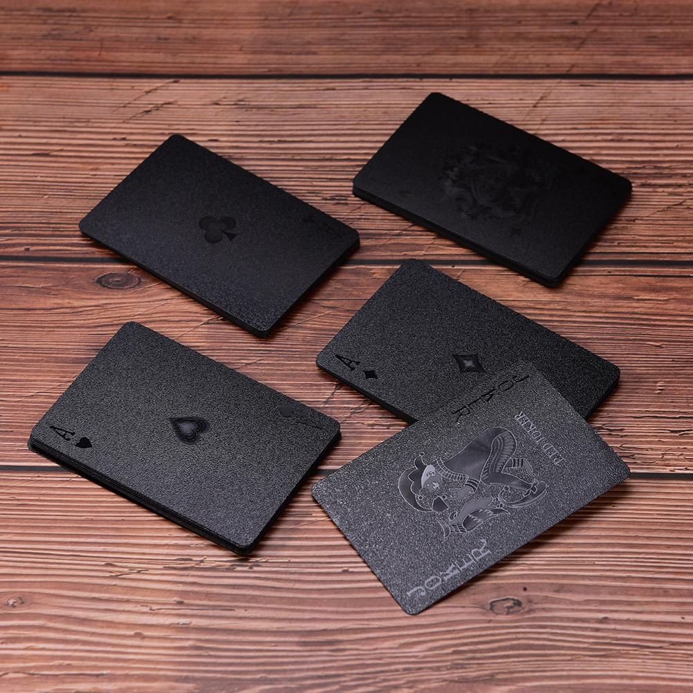 Matte Black Paying Cards Deck