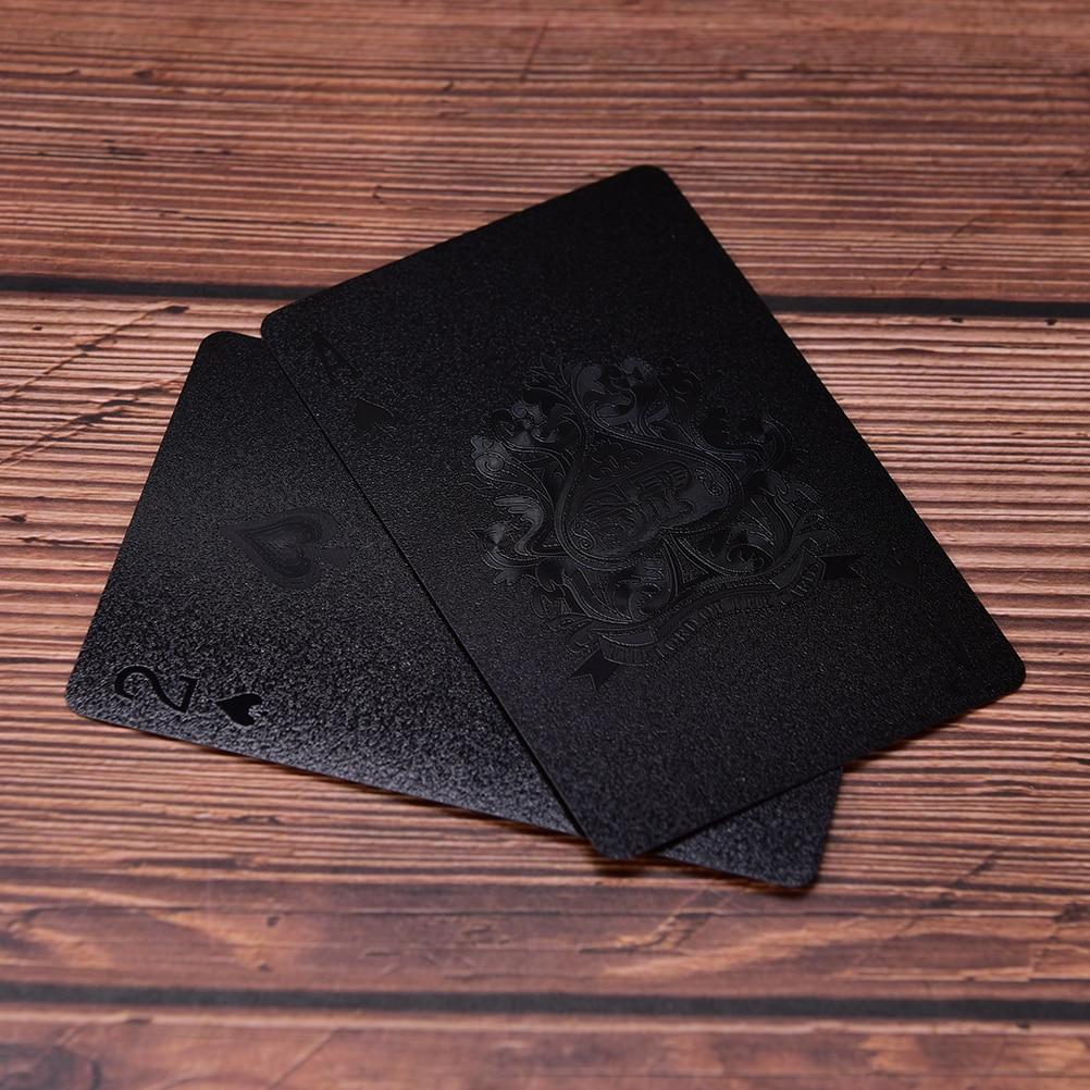 Matte Black Paying Cards Deck