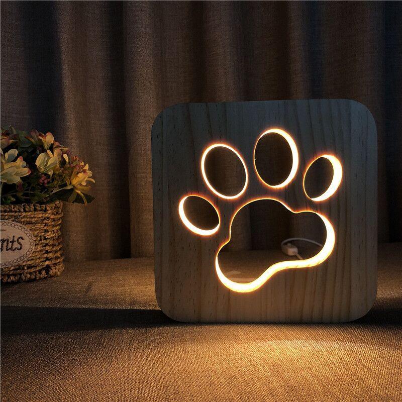 Animal Paw Print Night Light