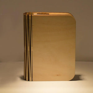 Foldable LED Wooden Book