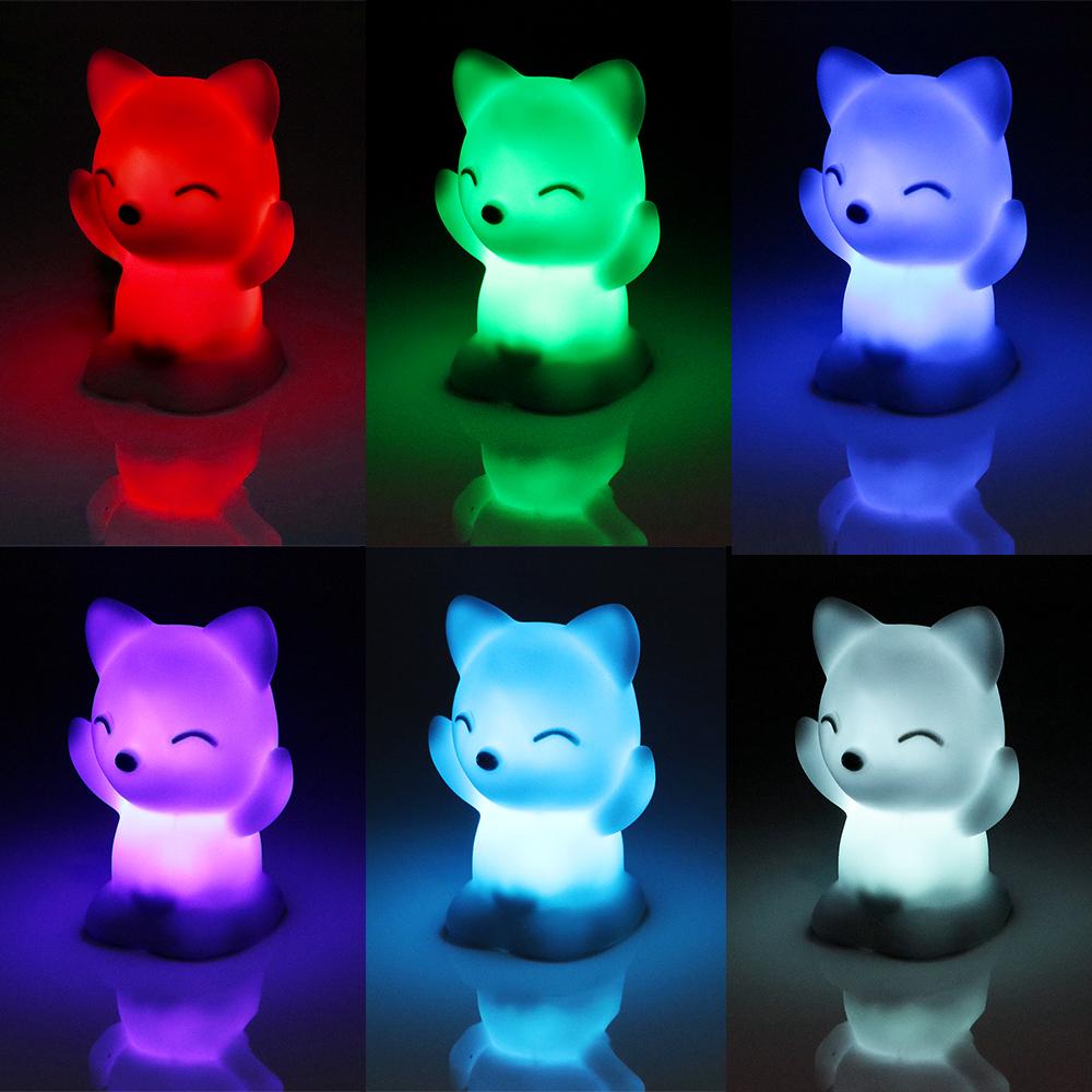 Fox LED Night Light 7 Colors