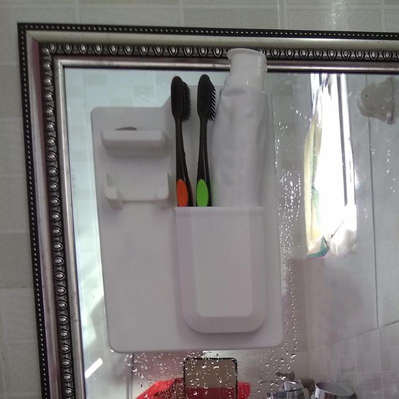 Sticky Silicone Bathroom Organizer