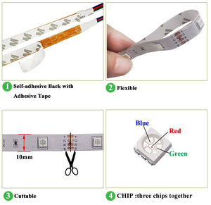 Remote-Controlled LED Strip Light