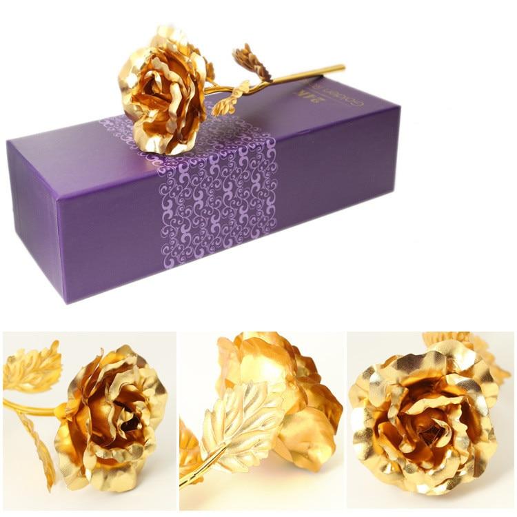 Gold Foil Plated Rose