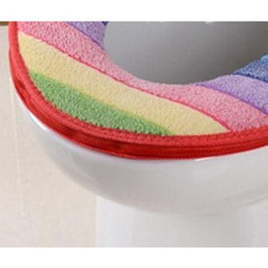 Rainbow Toilet Seat Cover