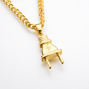 Electric Plug Chain Necklace