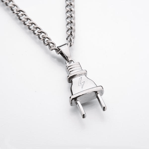 Electric Plug Chain Necklace