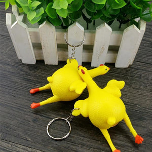 Crazy Chicken Squeeze Toy