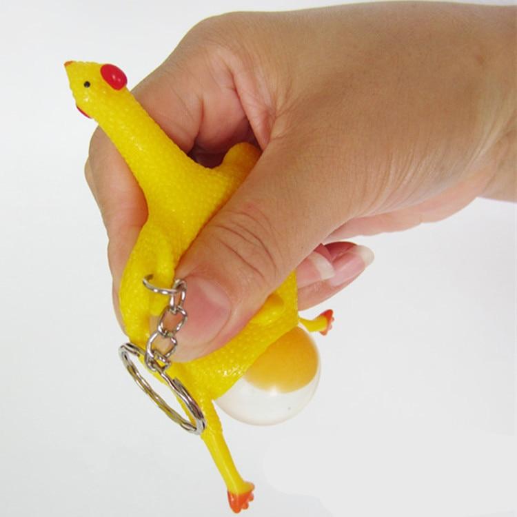 Crazy Chicken Squeeze Toy