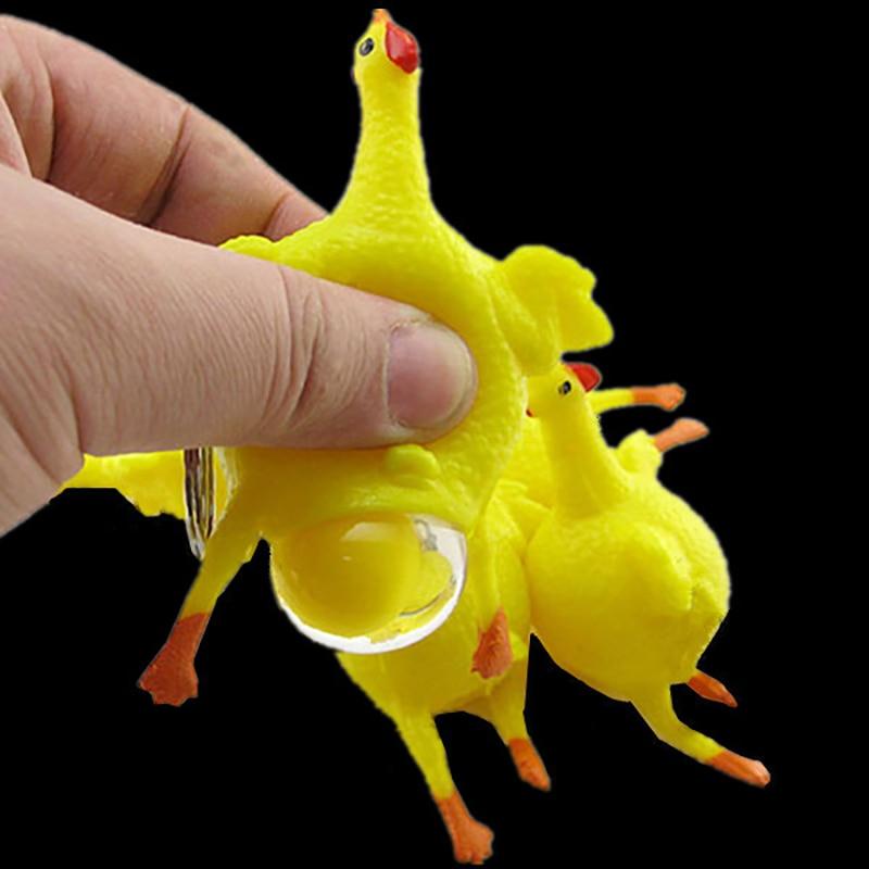 Crazy Chicken Squeeze Toy