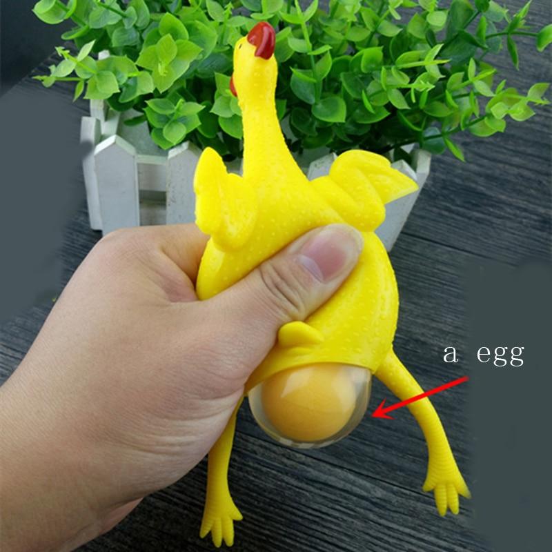 Crazy Chicken Squeeze Toy