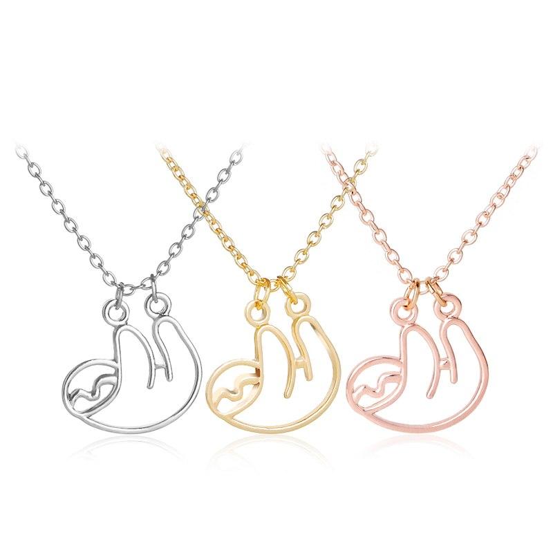 Sloth Wildlife Fashion Necklace