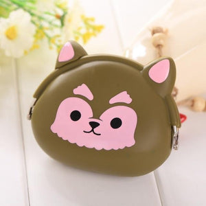 Animal Sili-Coin Purse