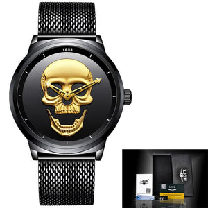 Men's 3D Skull Watch