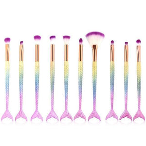 Mermaid Makeup Brushes