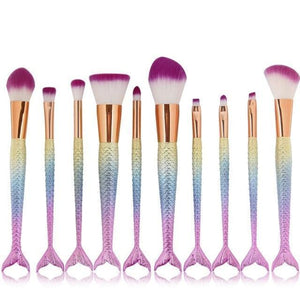 Mermaid Makeup Brushes