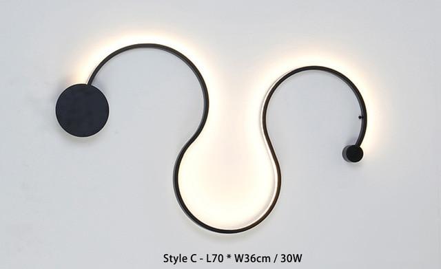 Acrylic Modern LED Wall Light