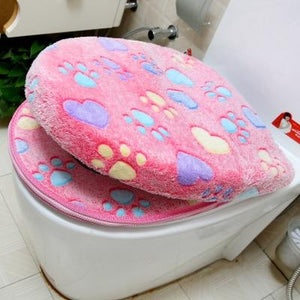 Plush Toilet Cover