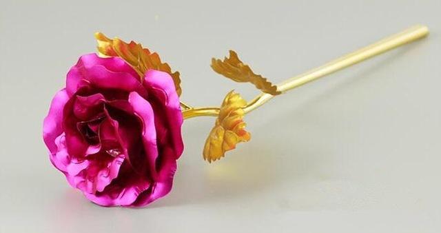 Gold Foil Plated Rose