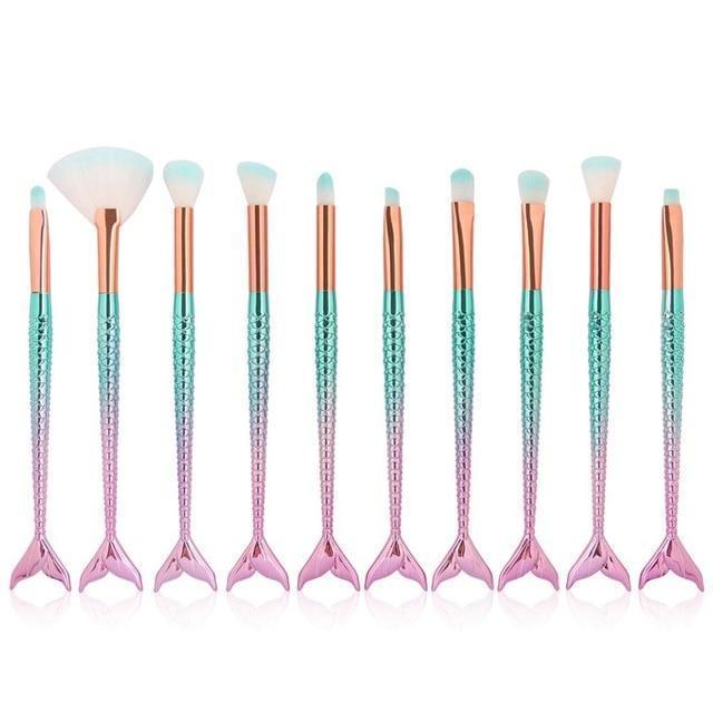 Mermaid Makeup Brushes