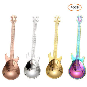 Guitar-Shaped Spoon Set