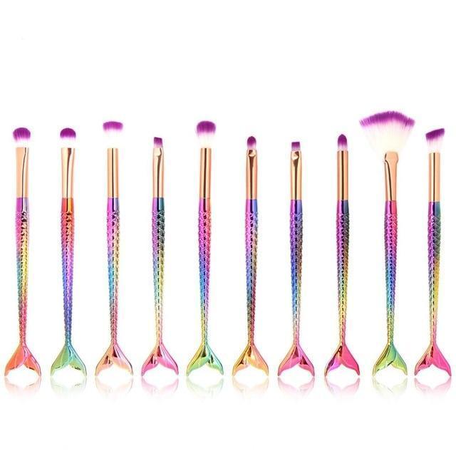 Mermaid Makeup Brushes