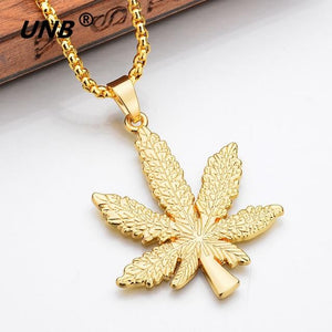 Top Tree Leaf Necklace and Pendant