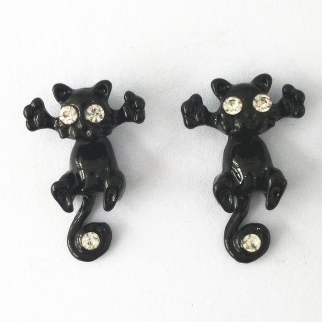 Trap Cat Stud Earrings