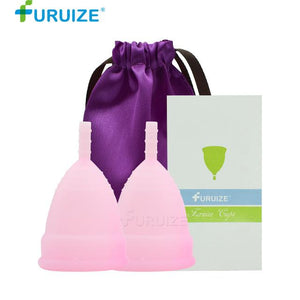 Beautique Menstrual Cup (2-pack, 100% Silicone)