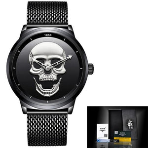 Men's 3D Skull Watch