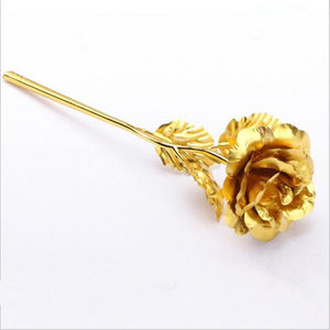 Gold Foil Plated Rose