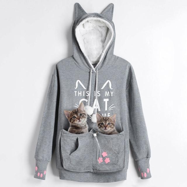 Kitty Pocket Hoodie