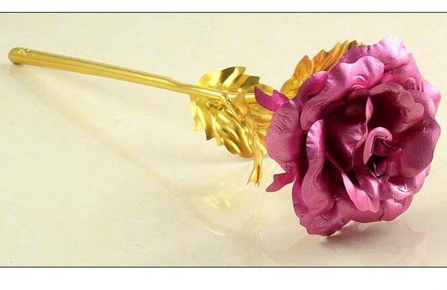 Gold Foil Plated Rose