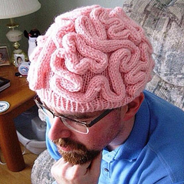 Knitted Brain Beanie