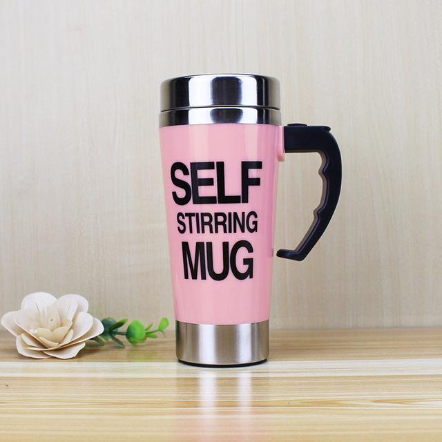 Tall Self-Stirring Mug