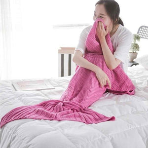 Mermaid Tail Kitted Blanket