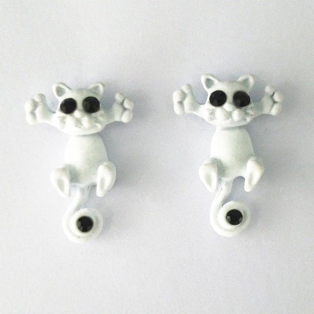 Trap Cat Stud Earrings