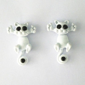 Trap Cat Stud Earrings