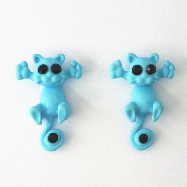 Trap Cat Stud Earrings