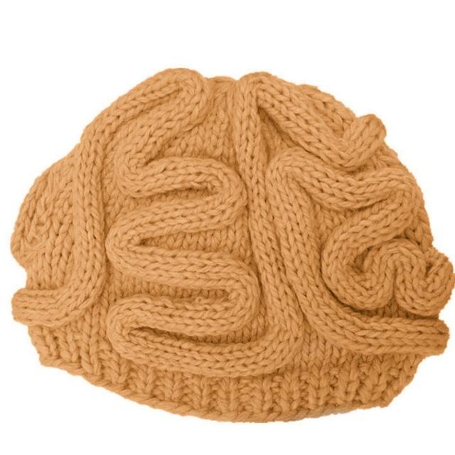 Knitted Brain Beanie