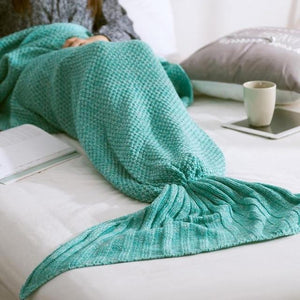 Mermaid Tail Kitted Blanket