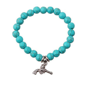 Boho Turquoise Charm Bracelet