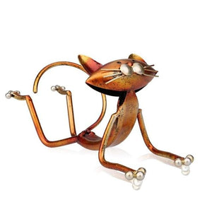 Yoga Cat Wine Stand