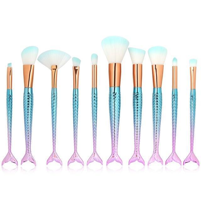 Mermaid Makeup Brushes