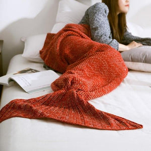 Mermaid Tail Kitted Blanket