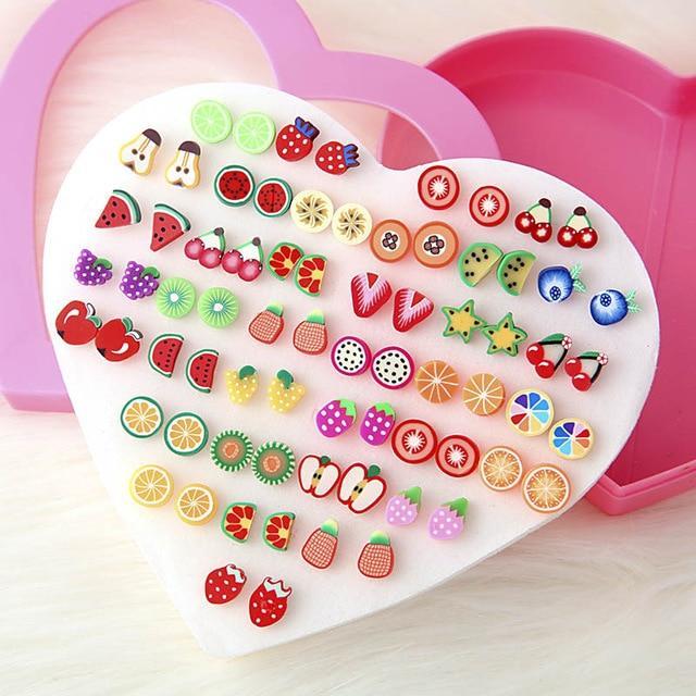 Clay Stud Children Earrings