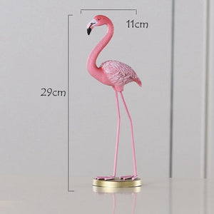 Pink Flamingo Desktop Figurines