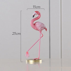 Pink Flamingo Desktop Figurines