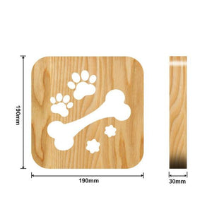 Animal Paw Print Night Light