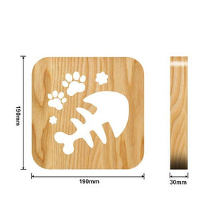 Animal Paw Print Night Light